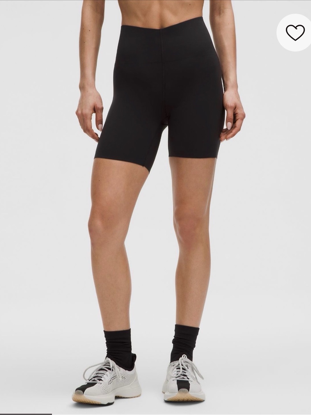 NWOT lululemon glow up shorts size 6